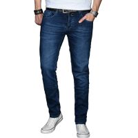 Alessandro Salvarini Herren Jeans Basic Stretch...