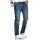 Alessandro Salvarini Herren Jeans destroyed elemente Blau gerades Bein W33 L30