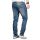Alessandro Salvarini Herren Jeans Basic Stretch Hose Blau Regular Slim W38 L32