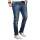 Alessandro Salvarini Herren Jeans Hose Basic Stretch Mittelblau Regular Slim W36 L32
