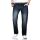 Alessandro Salvarini Herren Jeans destroyed elemente Dunkelblau gerades Bein W33 L34