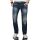 Alessandro Salvarini Herren Denim Jeanshose Blau Vintage gerades Bein W33 L34