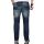 Alessandro Salvarini Herren Denim Jeanshose Blau Vintage gerades Bein W33 L34