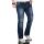 Alessandro Salvarini Herren Jeanshose O-062 - Dunkelblau-W31-L30