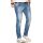 Alessandro Salvarini Herren Denim Jeanshose Stretch Hellblau Regular Slim W34 L36