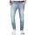 Alessandro Salvarini Herren used look Jeans Stretch Mittelblau Regular Slim W32 L30