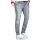 Alessandro Salvarini Herren used look Jeans Stretch Grau Regular Slim W34 L36