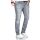 Alessandro Salvarini Herren used look Jeans Stretch Grau Regular Slim W34 L36