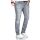 Alessandro Salvarini Herren used look Jeans Stretch Grau Regular Slim W38 L30