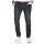 Alessandro Salvarini Herren used look Jeans Stretch Schwarz Regular Slim W36 L30