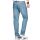 Alessandro Salvarini Basic Herren Jeans Grades Bein Hellblau Comfort Fit W42 L34