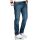 Alessandro Salvarini Basic Herren Jeans Grades Bein Mittelblau Comfort Fit W33 L36