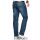 Alessandro Salvarini Basic Herren Jeans Grades Bein Mittelblau Comfort Fit W36 L36