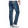 Alessandro Salvarini Basic Herren Jeans Grades Bein Mittelblau Comfort Fit W40 L36