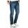 Alessandro Salvarini Basic Herren Jeans Grades Bein Mittelblau Comfort Fit W42 L34