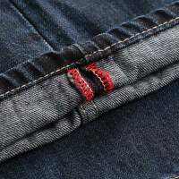 Alessandro Salvarini Basic Herren Jeans Grades Bein Dunkelblau Comfort Fit W29 L30