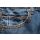 Alessandro Salvarini Herren Jeans dicke Naht gerades Bein Hellblau Comfort Fit W33 L36