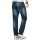 Alessandro Salvarini Herren Basic Jeanshose Mittelblau Comfort Fit W32 L32