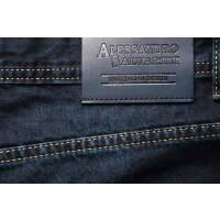 Alessandro Salvarini Herren Basic Jeanshose Dunkelblau Comfort Fit W29 L32