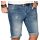 Alessandro Salvarini Herren Jeans Shorts kurze Sommer hose Hellblau Slim Fit W30