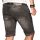 Alessandro Salvarini Herren Jeans Shorts kurze Sommer hose Grau Slim Fit W29