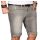 Alessandro Salvarini Herren Jeans Shorts kurze Sommer hose Hellgrau Slim Fit W33