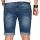 Alessandro Salvarini Herren Jeans Shorts kurze Sommer hose Blau Slim Fit W36
