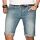 Alessandro Salvarini Herren Jeans Shorts kurze Sommer hose Hellblau Slim Fit W33