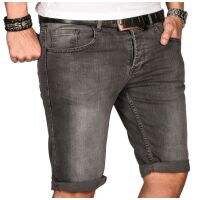 Alessandro Salvarini Herren Jeans Shorts kurze Sommer...