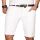 Alessandro Salvarini Herren Jeans Shorts kurze Sommer hose Weiss Slim Fit W36