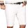 Alessandro Salvarini Herren Jeans Shorts kurze Sommer hose Weiss Slim Fit W36