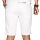 Alessandro Salvarini Herren Jeans Shorts kurze Sommer hose Weiss Slim Fit W38