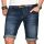 Alessandro Salvarini Herren Jeans Shorts Hellblau Slim Fit O108 W31