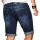 Alessandro Salvarini Herren Jeans Shorts Hellblau Slim Fit O108 W33