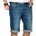 Alessandro Salvarini Herren kurze Hose Jeans Bermuda Shorts Blau W40
