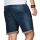 Alessandro Salvarini Herren Jeans Shorts Washed kurze Hose Blau Comfort Fit W29