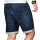 Alessandro Salvarini Herren Jeans Shorts Washed kurze Hose Dunkelblau Comfort Fit W31