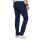 Alessandro Salvarini Herren Designer Chino Stoff Hose Dunkelblau Regular Fit W30 L34