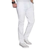 Alessandro Salvarini Herren Designer Chino Stoff Hose...