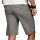 Alessandro Salvarini Herren kurze Hose Bermuda Short mit Gürtel Grau - Regular Fit W29