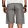 Alessandro Salvarini Herren kurze Hose Bermuda Short mit Gürtel Grau - Regular Fit W29