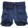 Alessandro Salvarini Herren kurze Hose Cargo Shorts mit Gürtel Navy W29