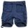 Alessandro Salvarini Herren kurze Hose Cargo Shorts mit Gürtel Navy W29