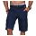 Alessandro Salvarini Herren Designer Cargo Shorts Navy W40