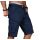 Alessandro Salvarini Herren Designer Cargo Shorts Navy W40