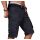Alessandro Salvarini Herren Designer Cargo Shorts Anthrazit W34