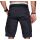 Alessandro Salvarini Herren Designer Cargo Shorts Anthrazit W34