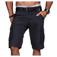 Alessandro Salvarini Herren Designer Cargo Shorts...