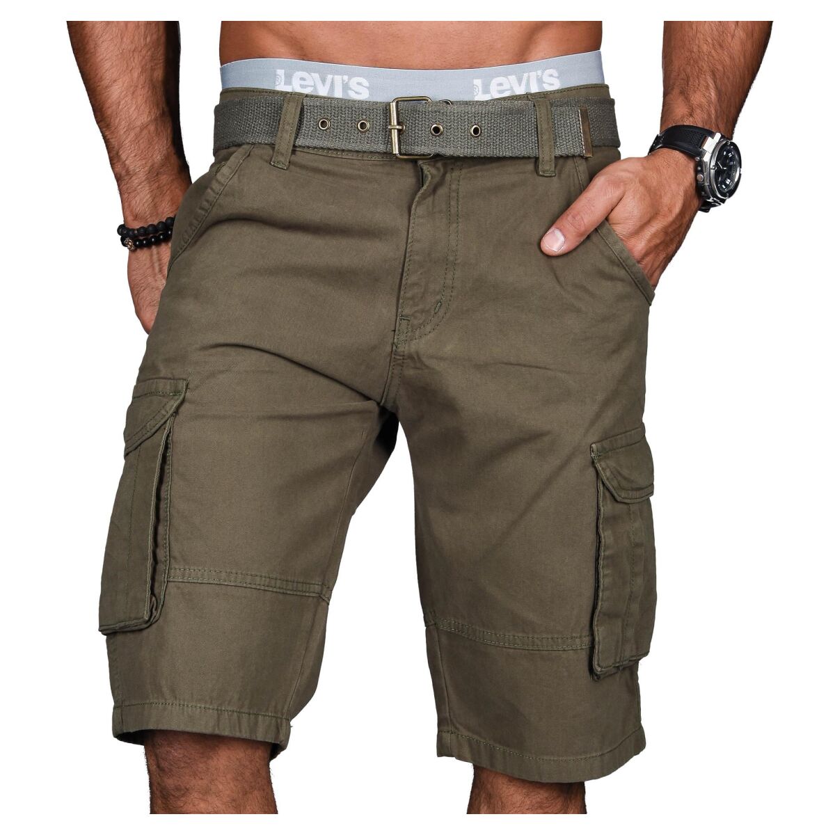 Giubbotto Invernale Uomo Alessandro Salvarini AS432 Con Cappuccio E Pile - Taglie S-3XL - 6