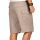 Alessandro Salvarini Herren Kurze Hose Cargo Shorts mit Gürtel Hellgrau W30